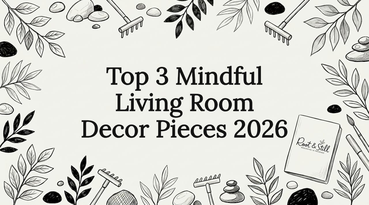 Decorative hand-drawn illustration framing title