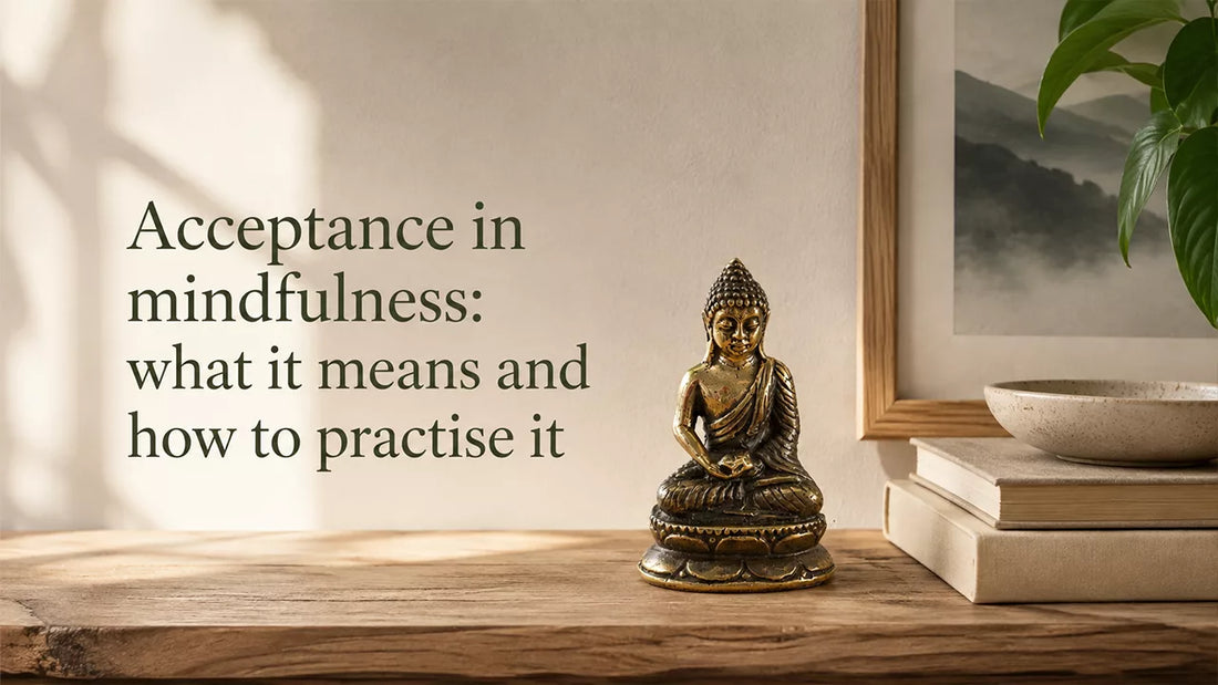 Decorative mindfulness and acceptance title card