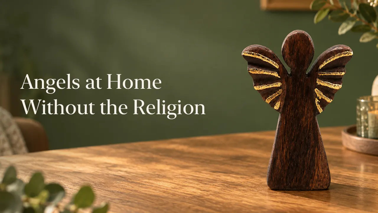 Angels at Home Without the Religion