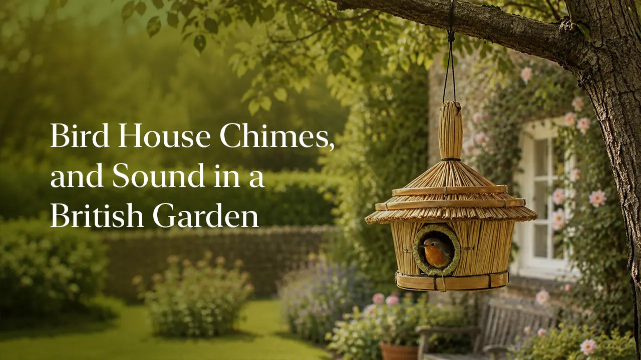 Bird House Chimes, and Sound in a British Garden
