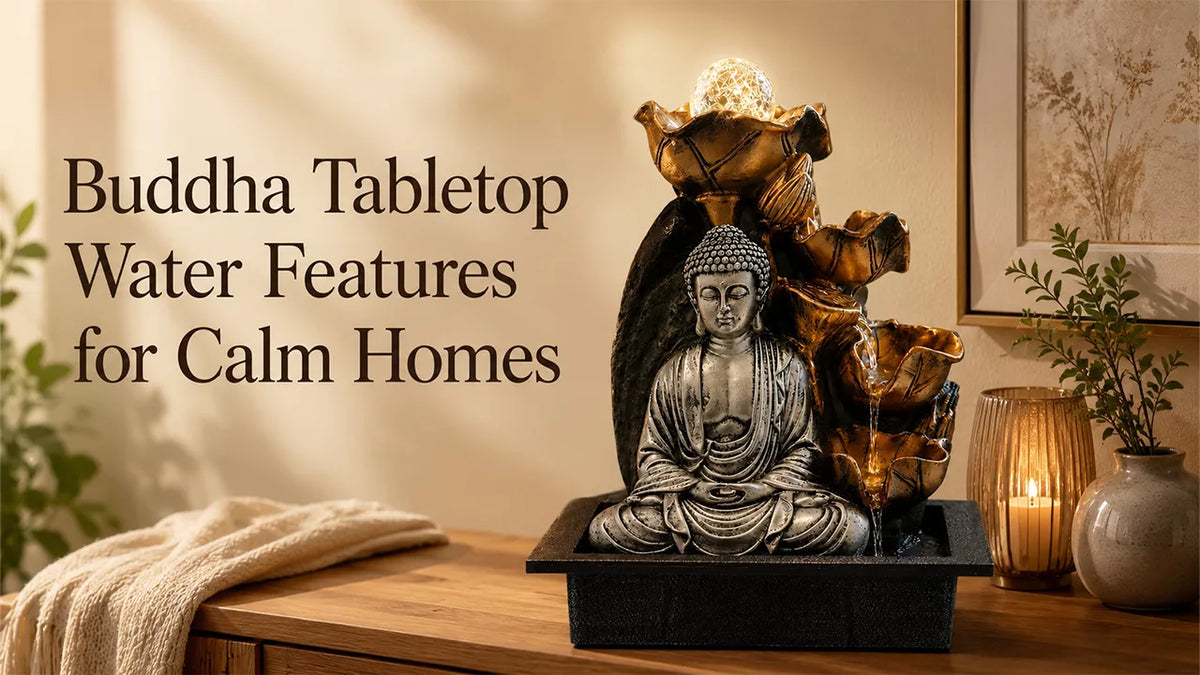 Buddha Tabletop Water Features for Calm Homes