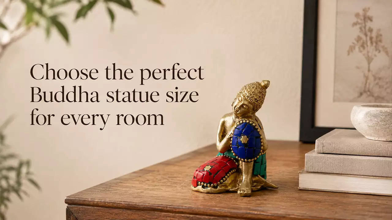 Choose the perfect Buddha statue size for every room