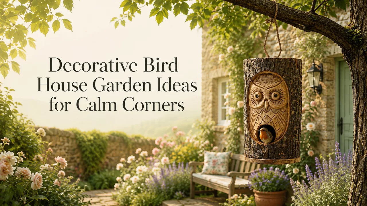 Decorative Bird House Garden Ideas for Calm Corners