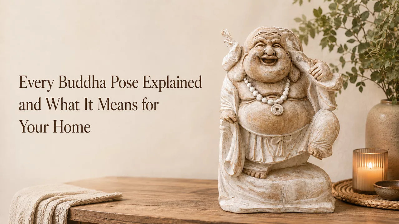 Every Buddha Pose Explained and What It Means for Your Home
