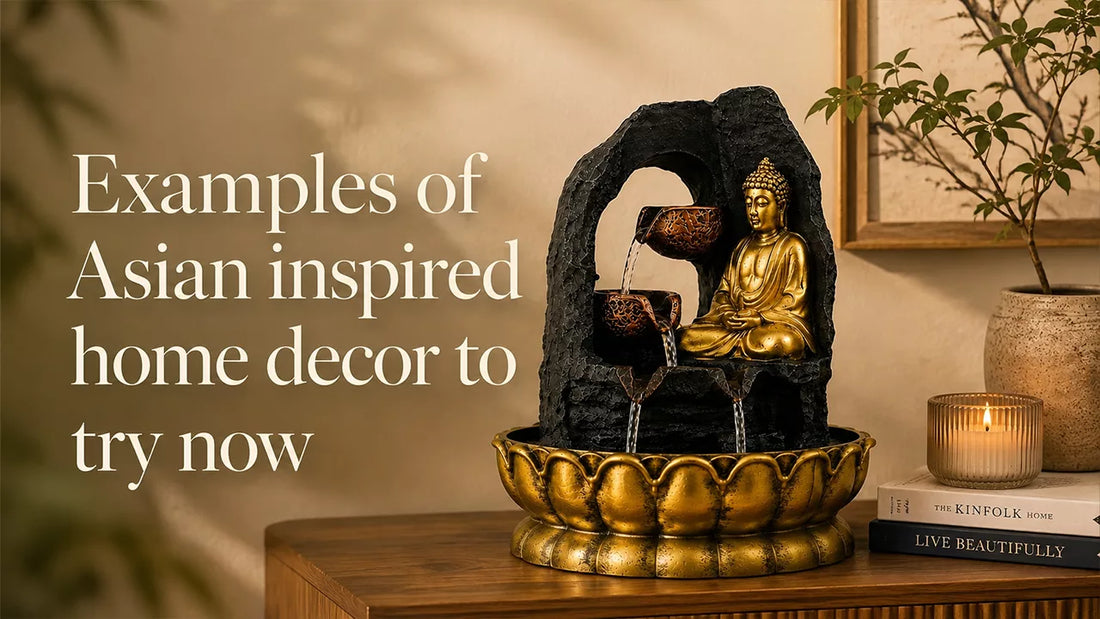 Examples of Asian inspired home decor to try now