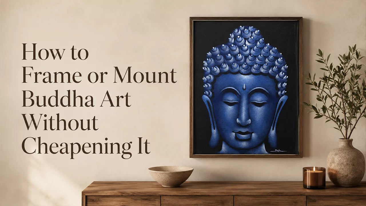 How to Frame or Mount Buddha Art Without Cheapening It