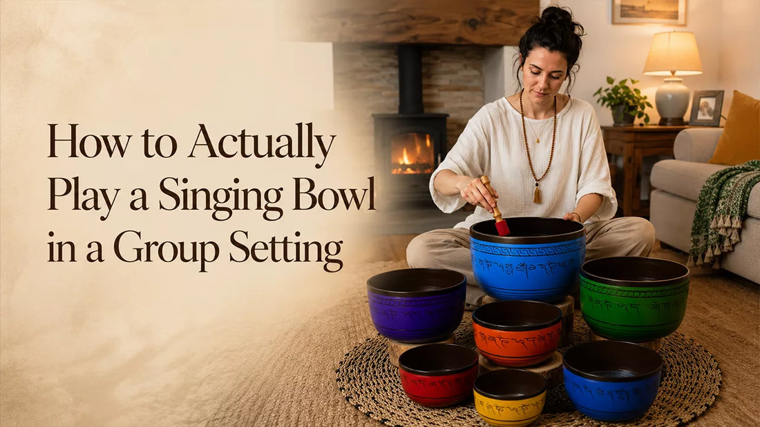 How to Actually Play a Singing Bowl in a Group Setting