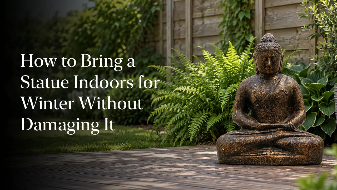 How to Bring a Statue Indoors for Winter Without Damaging It