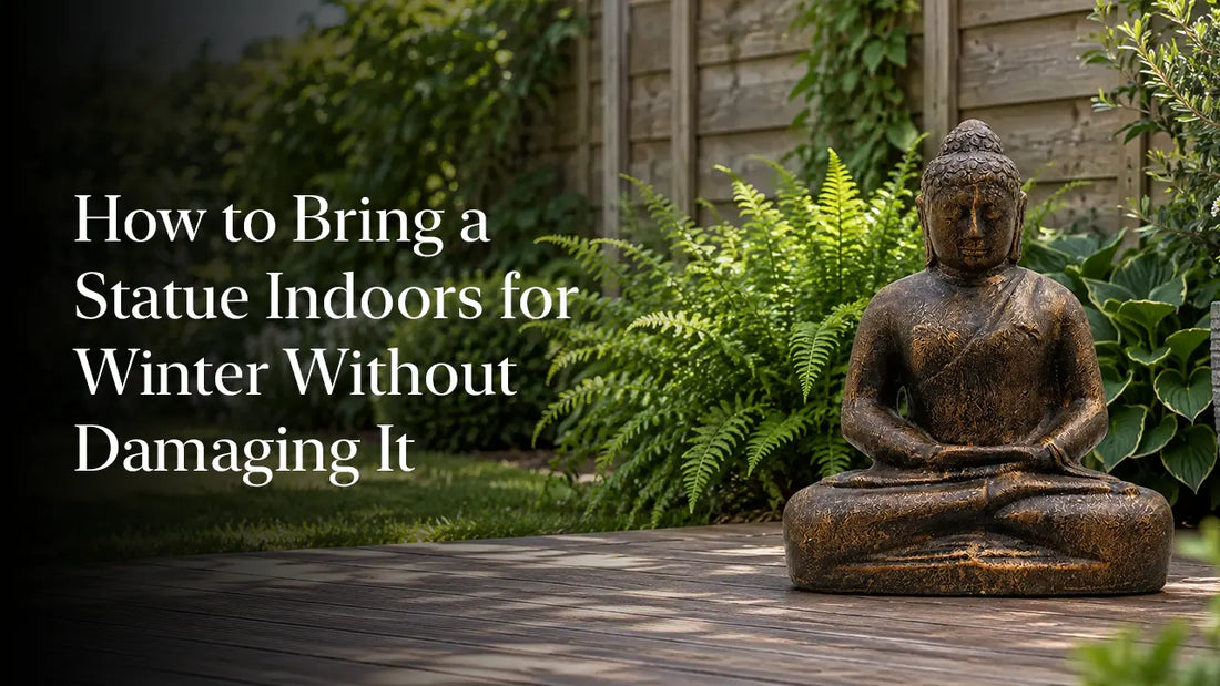 How to Bring a Statue Indoors for Winter Without Damaging It