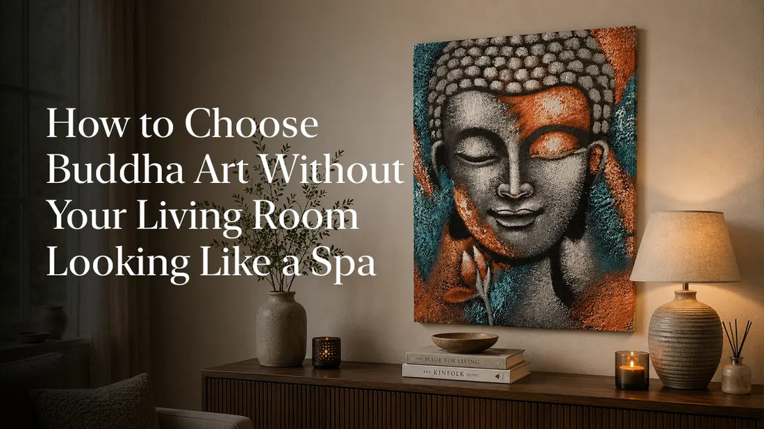 How to Choose Buddha Art Without Your Living Room Looking Like a Spa