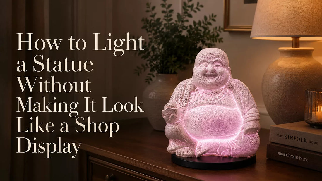 How to Light a Statue Without Making It Look Like a Shop Display