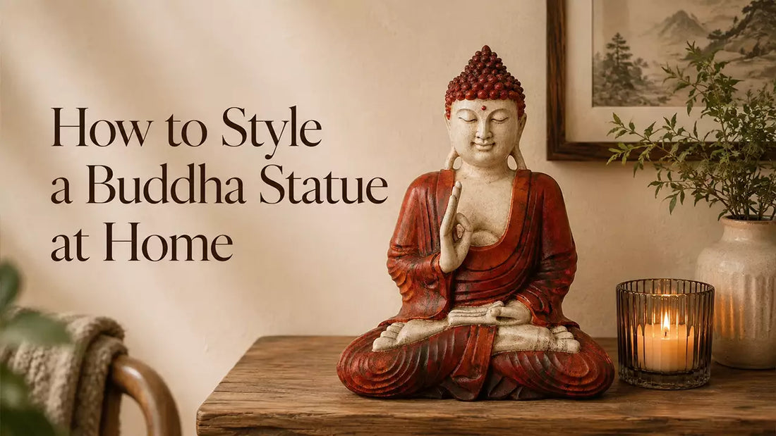 How to Style a Buddha Statue at Home