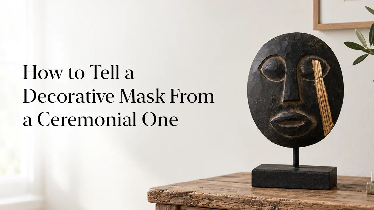 How to Tell a Decorative Mask From a Ceremonial One