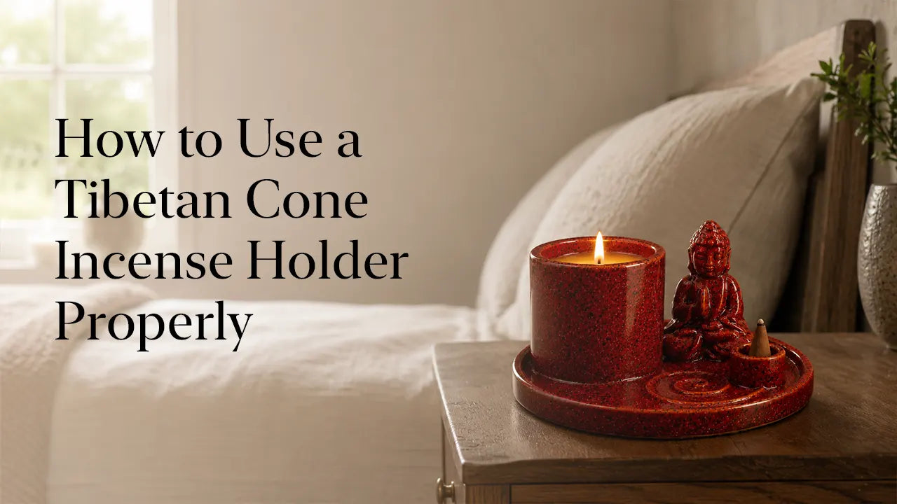 How to Use a Tibetan Cone Incense Holder Properly