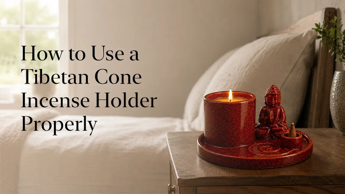 How to Use a Tibetan Cone Incense Holder Properly
