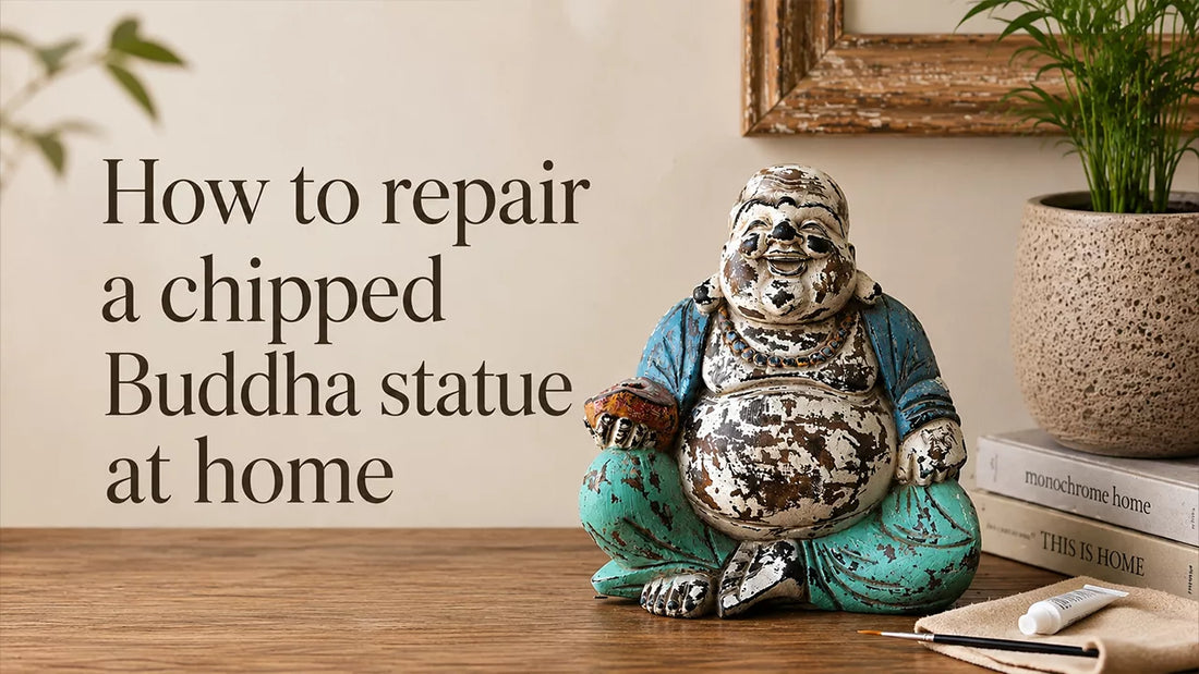 How to repair a chipped Buddha statue at home