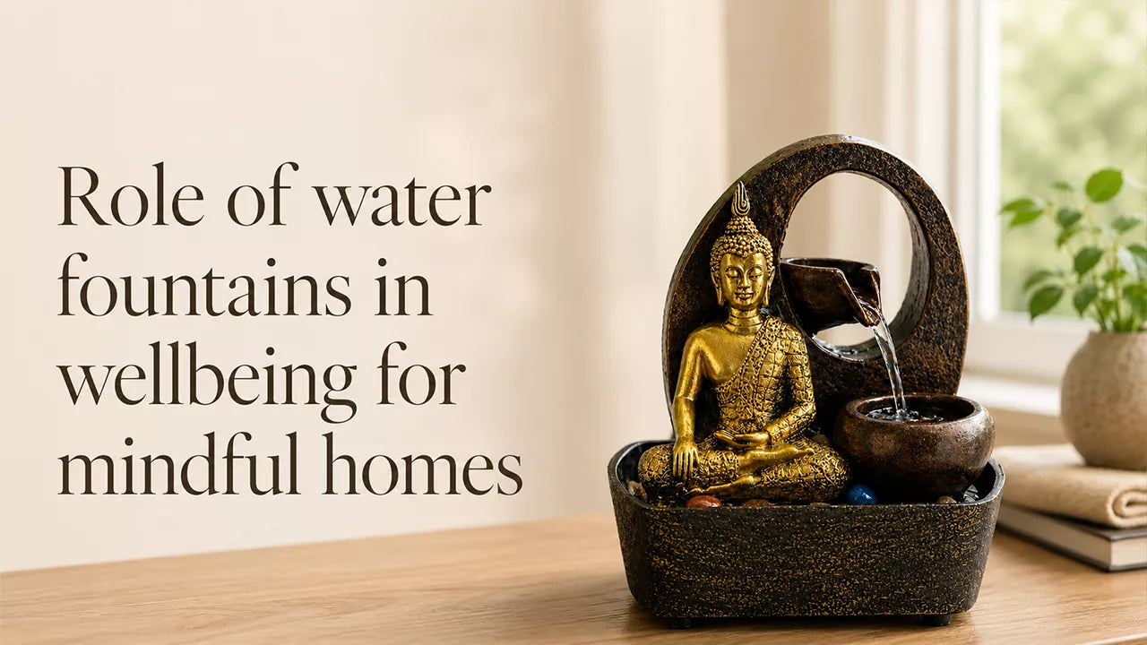 Role of water fountains in wellbeing for mindful homes