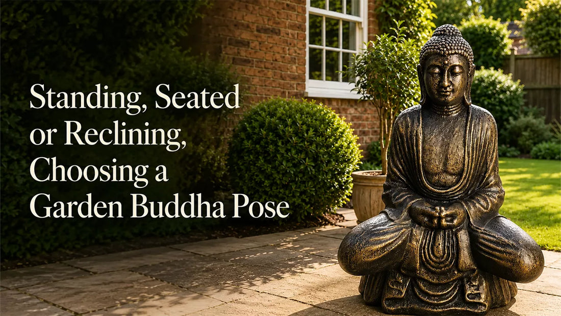 Standing, Seated or Reclining, Choosing a Garden Buddha Pose