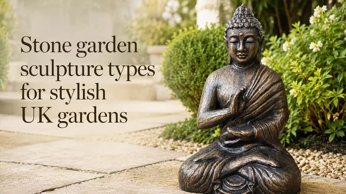 Stone garden sculpture types for stylish UK gardens