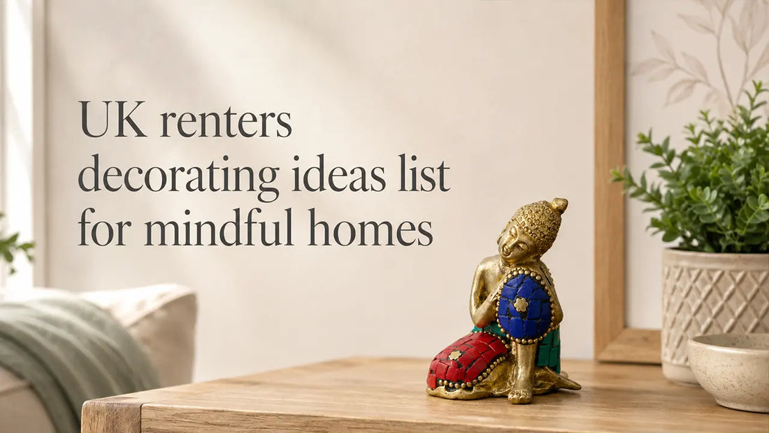 UK renters decorating ideas list for mindful homes