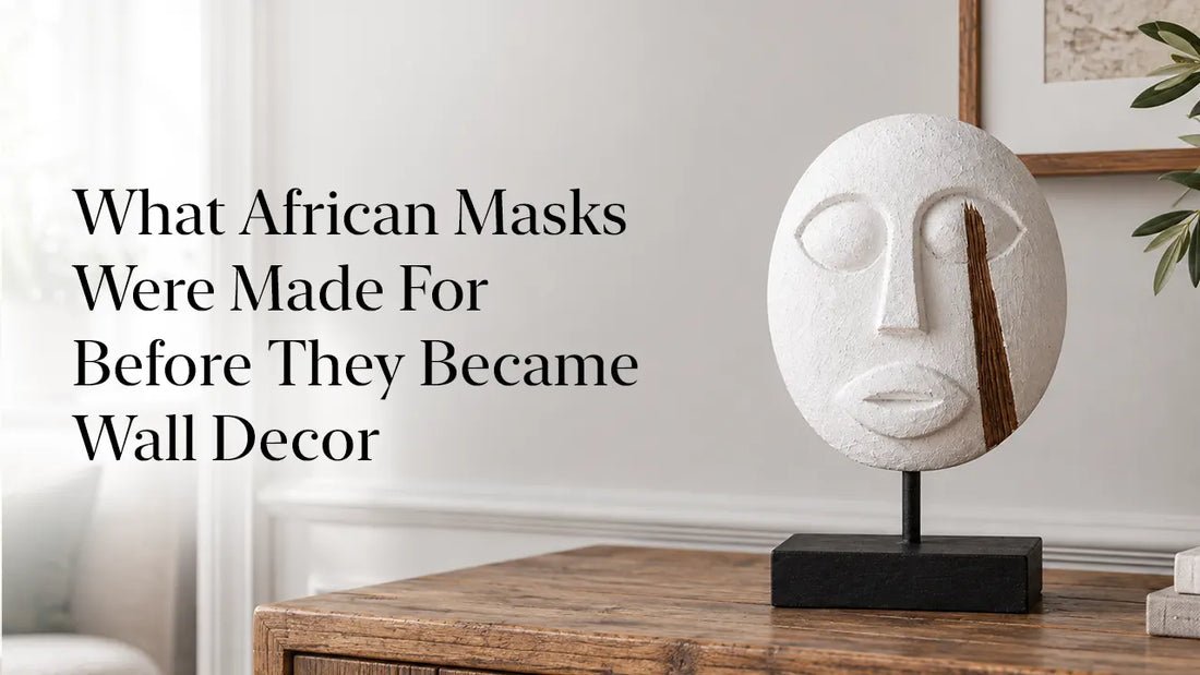 What African Masks Were Made For Before They Became Wall Decor