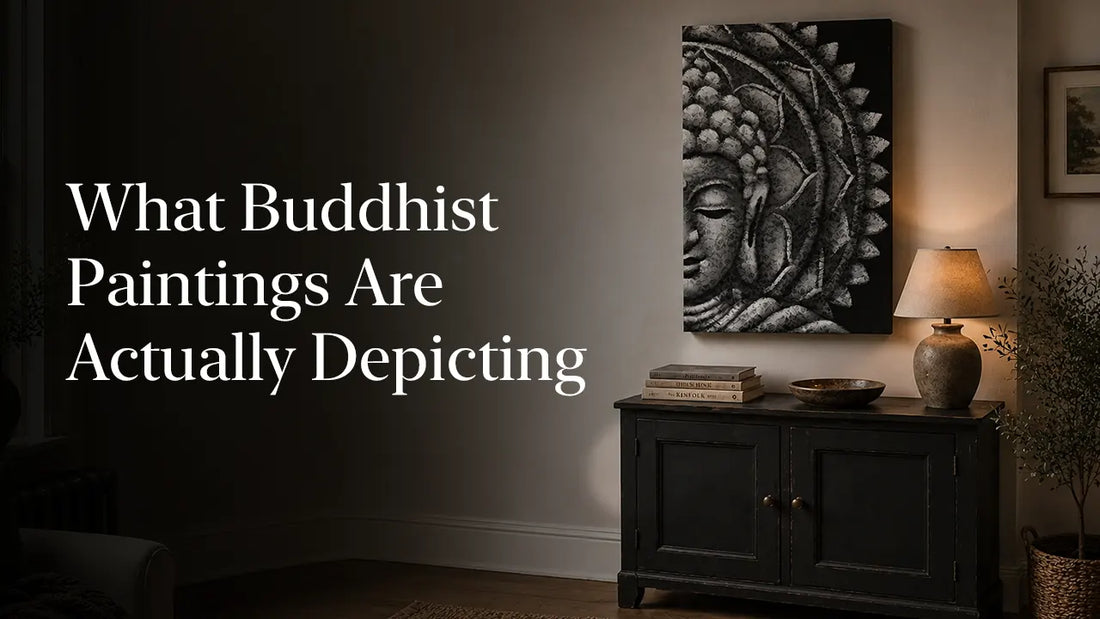What Buddhist Paintings Are Actually Depicting