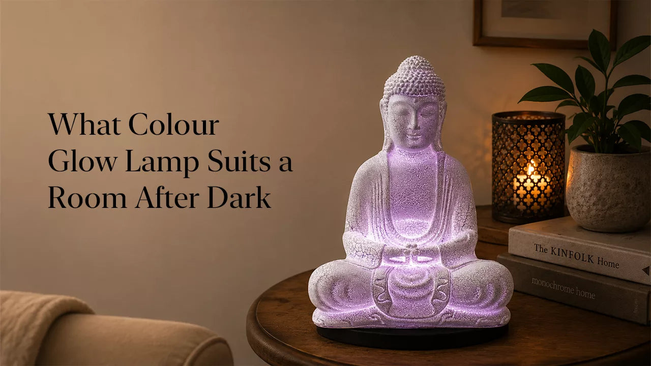 What Colour Glow Lamp Suits a Room After Dark