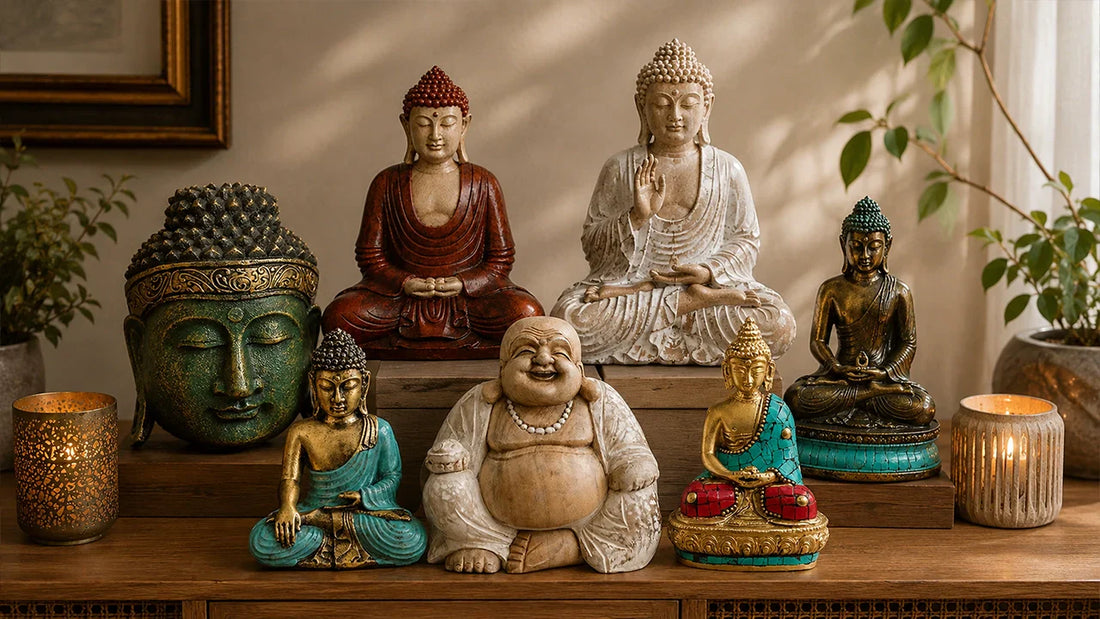 What Size Buddha Statue for Shelf Space