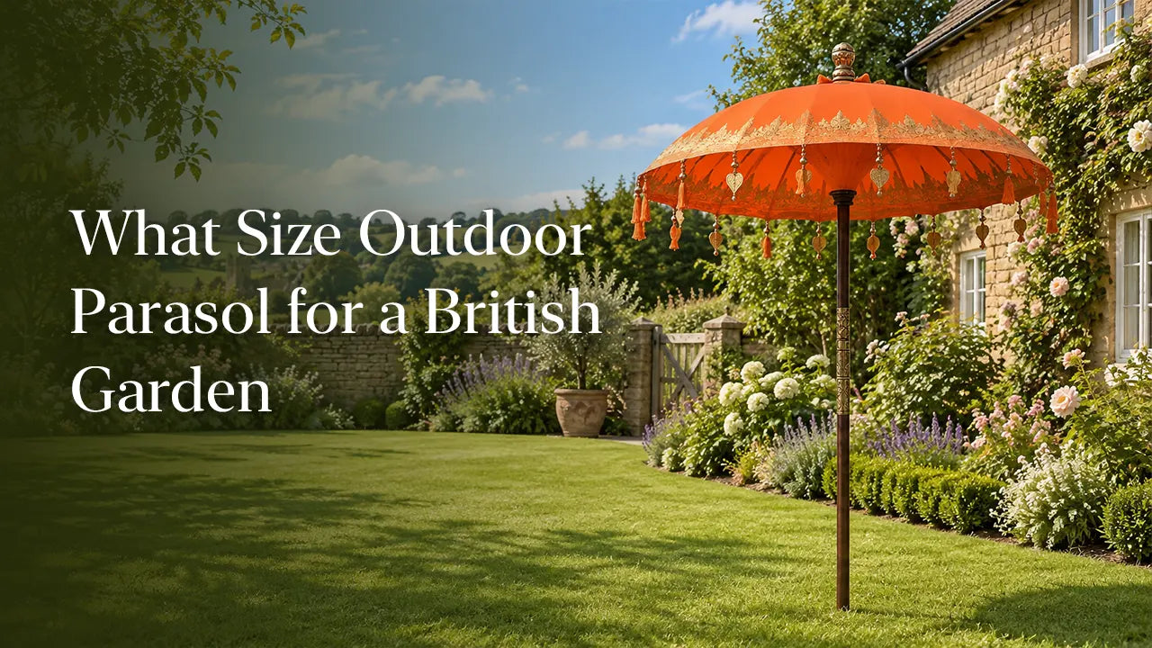 What Size Outdoor Parasol for a British Garden