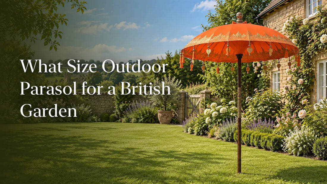 What Size Outdoor Parasol for a British Garden