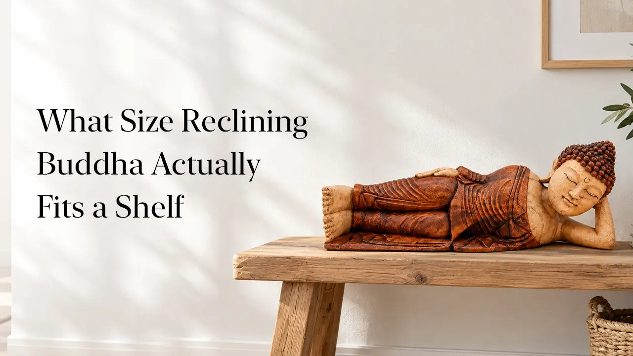 What Size Reclining Buddha Actually Fits a Shelf