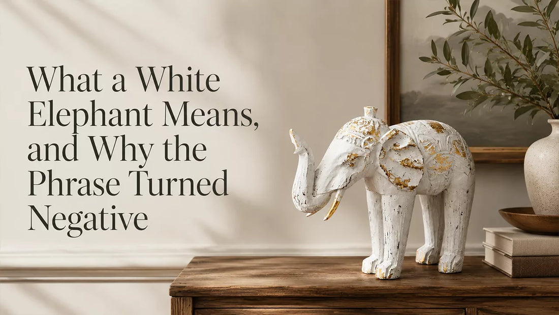 What a White Elephant Means, and Why the Phrase Turned Negative