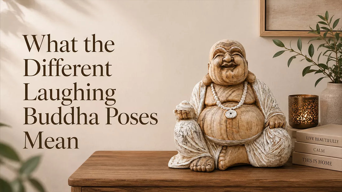 What the Different Laughing Buddha Poses Mean