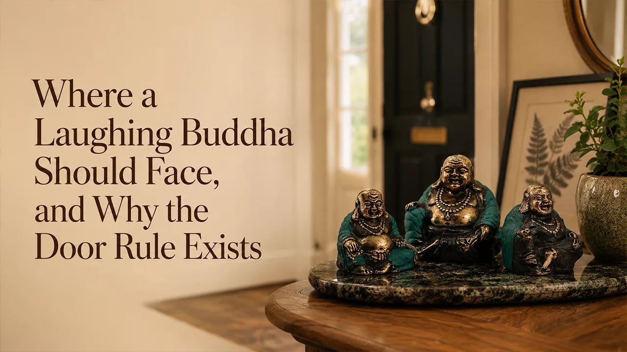 Where a Laughing Buddha Should Face, and Why the Door Rule Exists