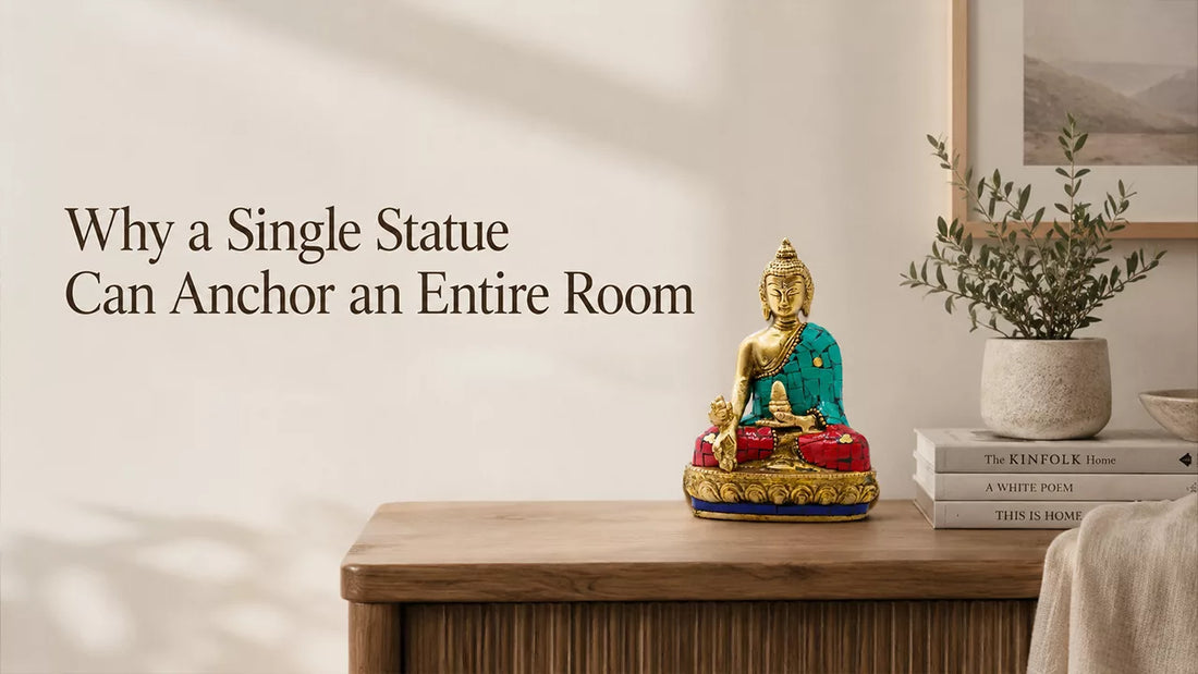 Why a Single Statue Can Anchor an Entire Room