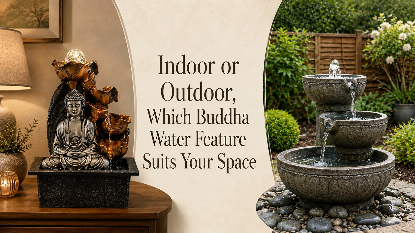 Indoor or Outdoor, Which Buddha Water Feature Suits Your Space