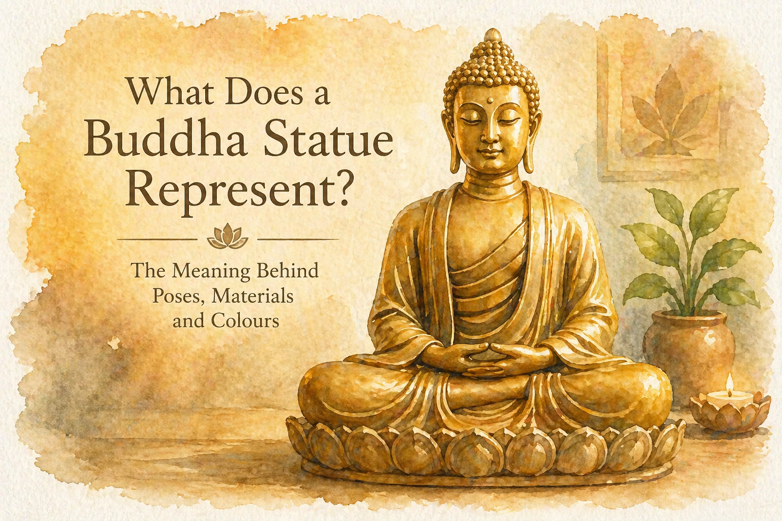 What Does a Buddha Statue Represent? The Meaning Behind Poses, Materials and Colours