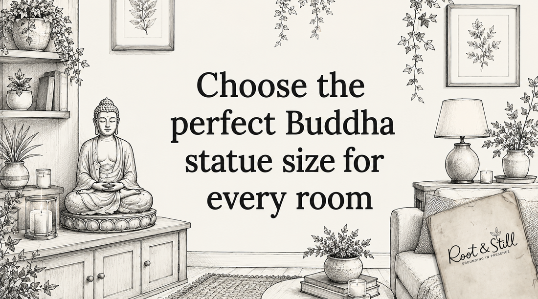 Choose the perfect Buddha statue size for every room