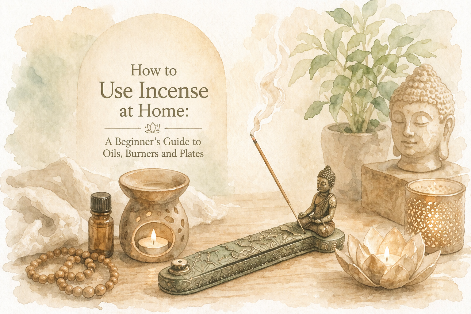 How to Use Incense at Home: A Beginner's Guide to Oils, Burners and Plates