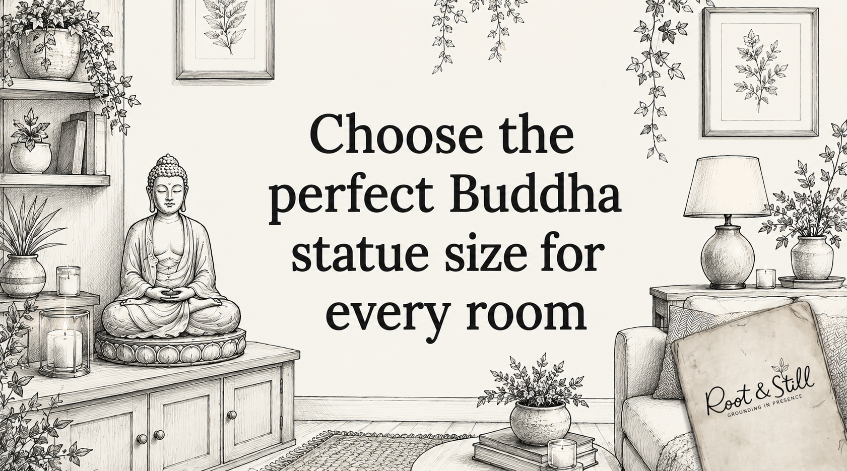 Choose the perfect Buddha statue size for every room