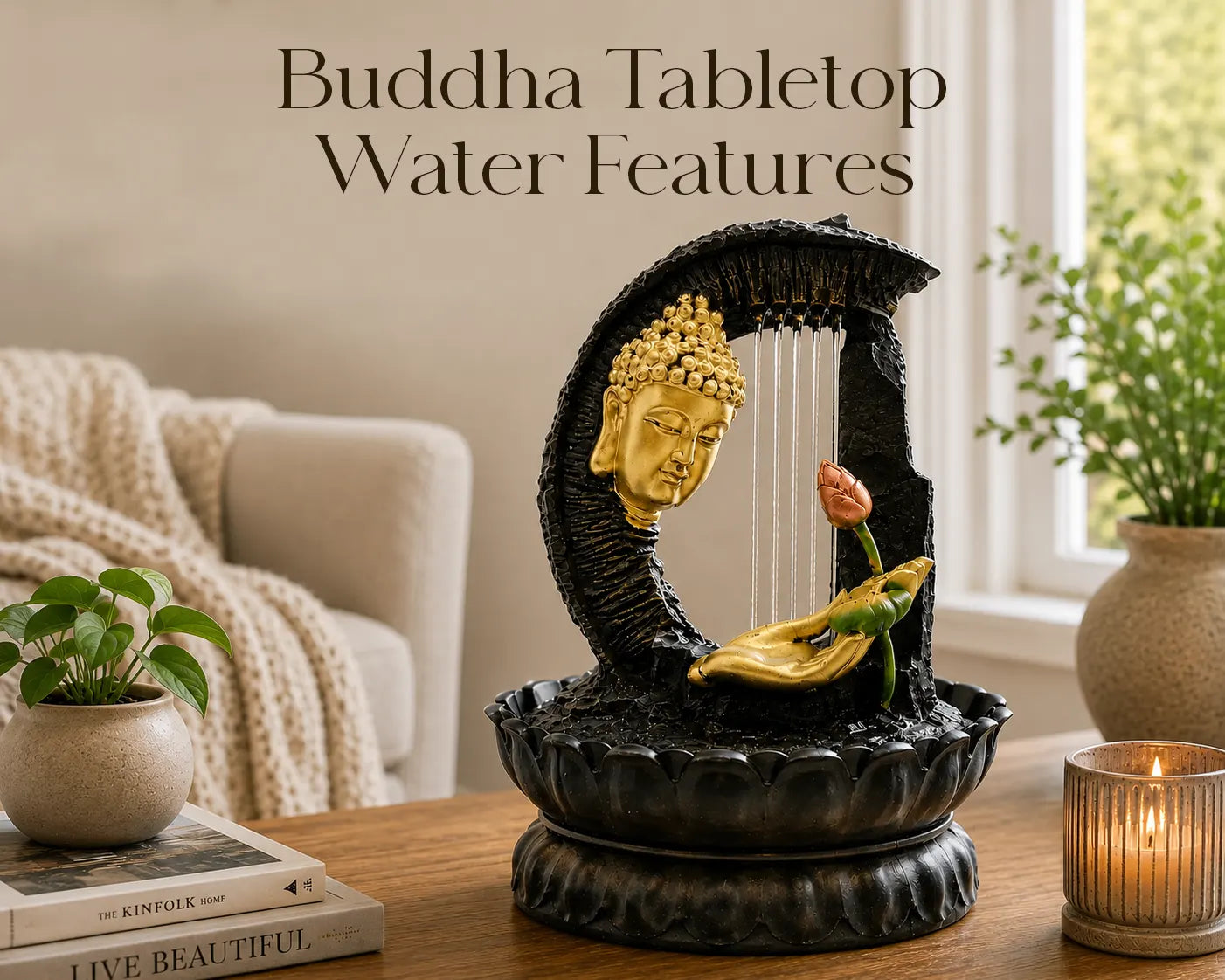 Buddha Tabletop Water Features