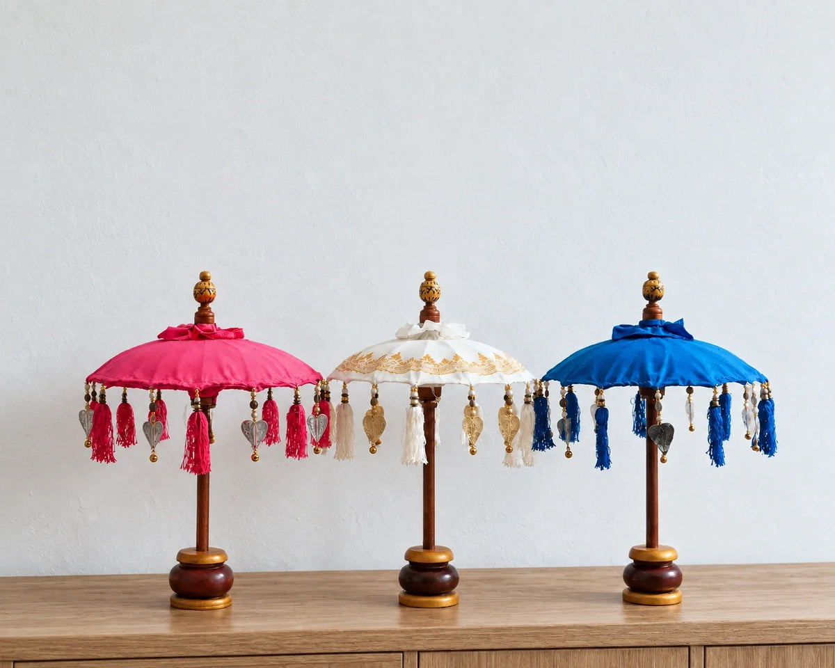 Decorative Indoor Balinese Parasols