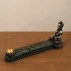 Antique Small Buddha Figurines - Incense Burner & Box