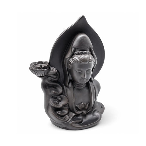Backflow Incense Burner - Serene Buddha - Cascading Smoke Waterfall