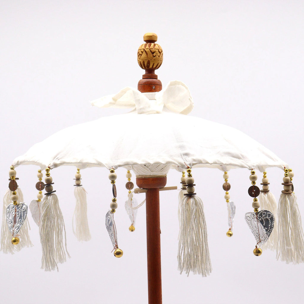 Bali Home Decor Parasol - Canvas - Natural- 40cm