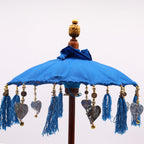 Bali Home Decor Parasol - Cotton - Turquoise- 40cm