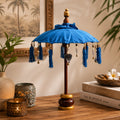 Bali Home Decor Parasol - Cotton - Turquoise- 40cm