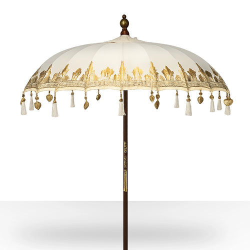 Bali Patio Parasol - Canvas - Natural Decor - 2m