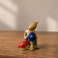 Brass Buddha Figure - Thinking - 6.5 cm