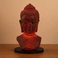 Buddha Bust Soft Glow Light Lamp Molten Lava - Oval stand